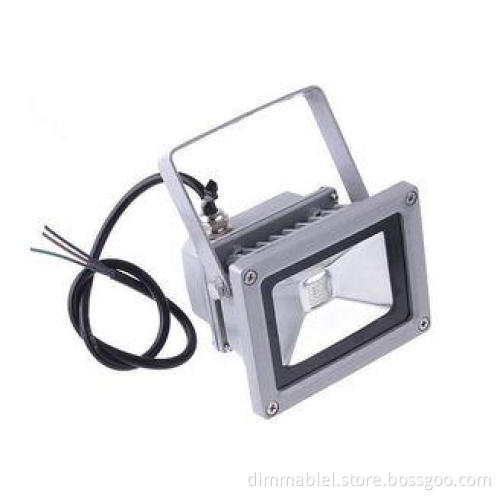 DMX512 RGB led flood lights outdoor , Large Square 10w 12v
